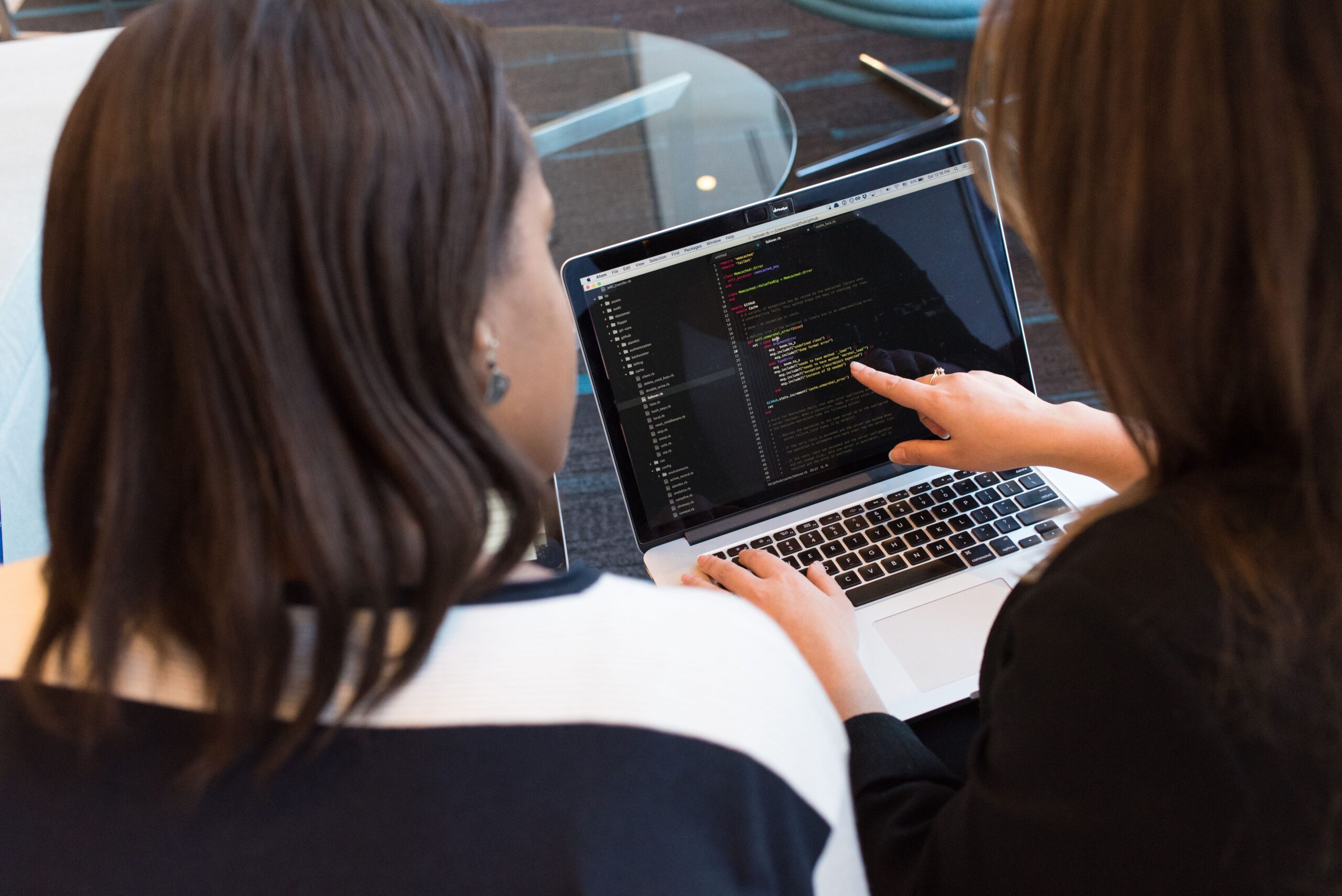 IDE on screen